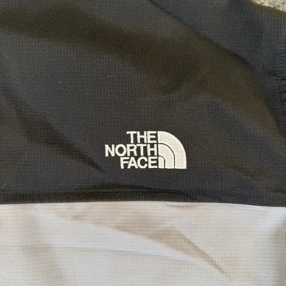 The North Face WindWall Soft Shell Jacket Men's XL Gray Black Full Zip #3264